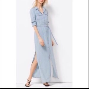 ON HOLD- Michael Kors Chambray Button Down Maxi